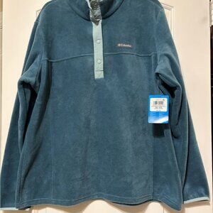 Columbia Teal Fleece Pullover